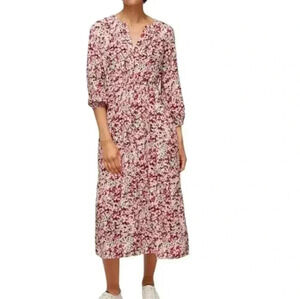 An'ge Marcella Dress Floral Cottage Dainty Womens M Retro Prairie Boho Feminine